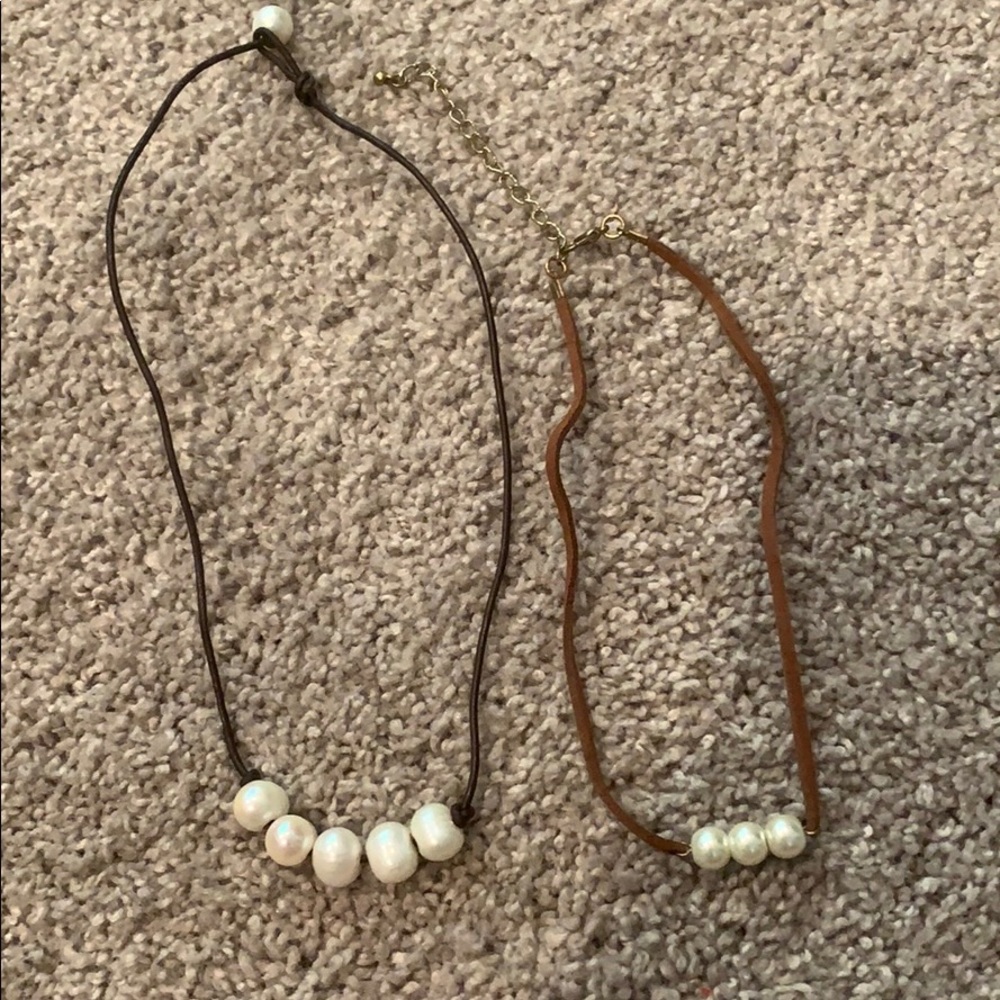 Cute bundle of pearl necklaces!